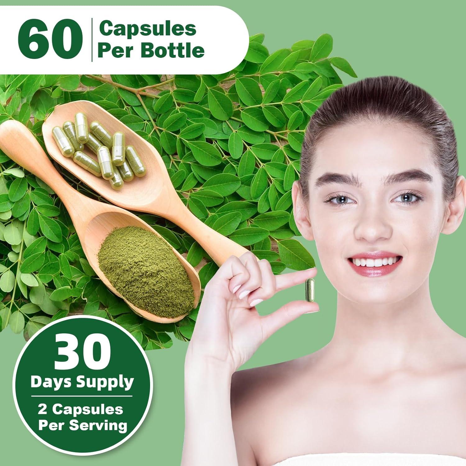 Cápsulas de Moringa Orgánica Central Park Morning 800mg - 60 Unidades
