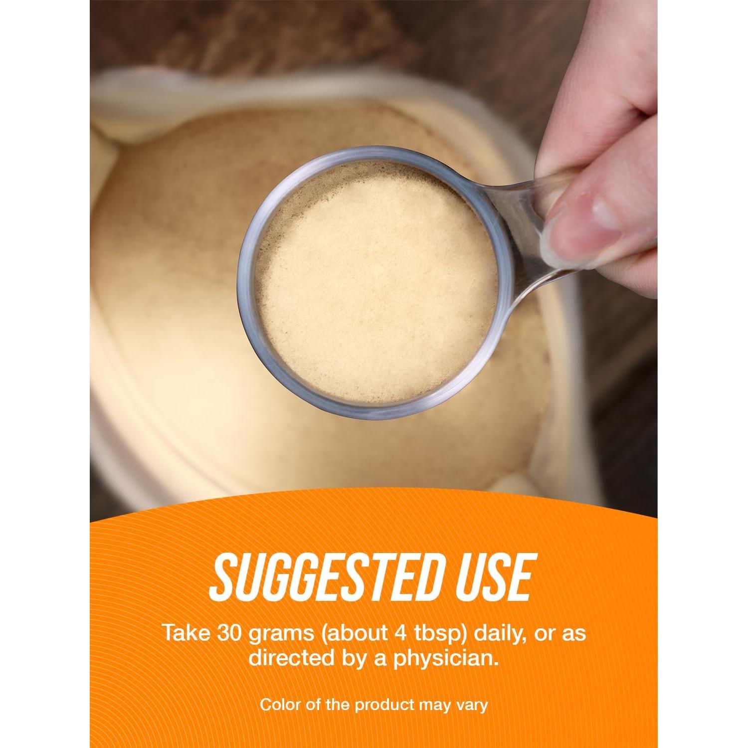 Harina de Cacahuate en Polvo BulkSupplements 500g Sin Gluten