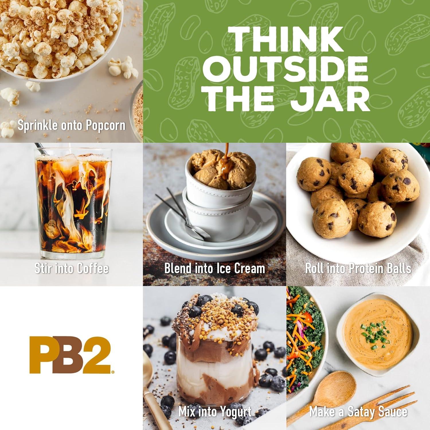 Mantequilla de Maní en Polvo Orgánica PB2 Pura 680g Sin Sal