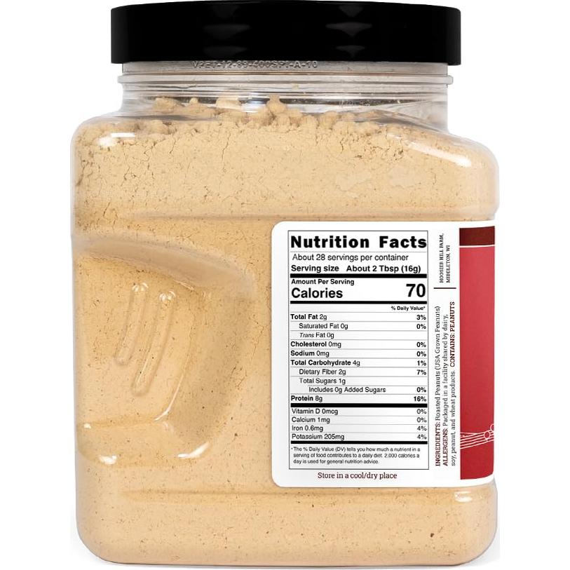 Polvo de Mantequilla de Cacahuate Hoosier Hill Farm 453g