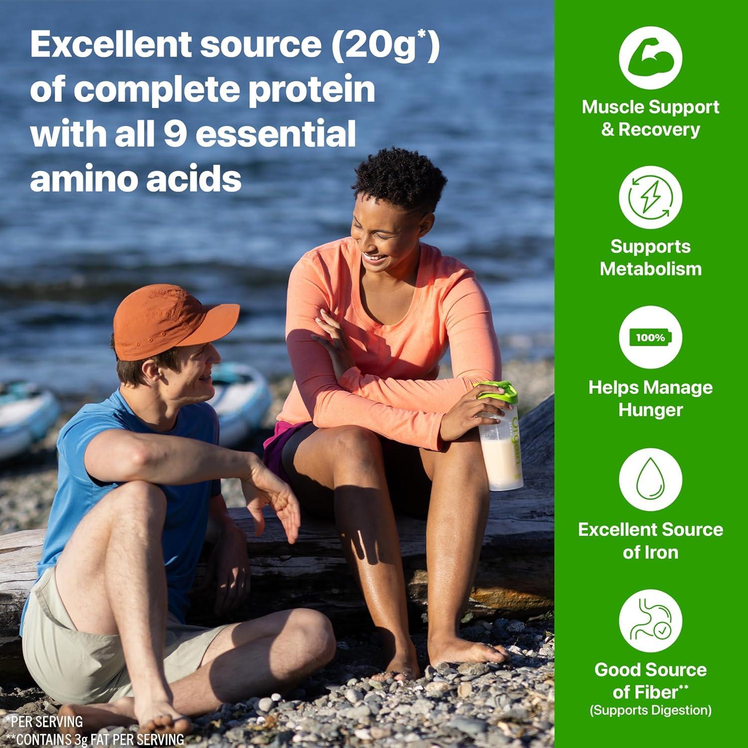 Polvo de Proteína Vegetal Orgánica Orgain Mantequilla de Maní 0.53 kg