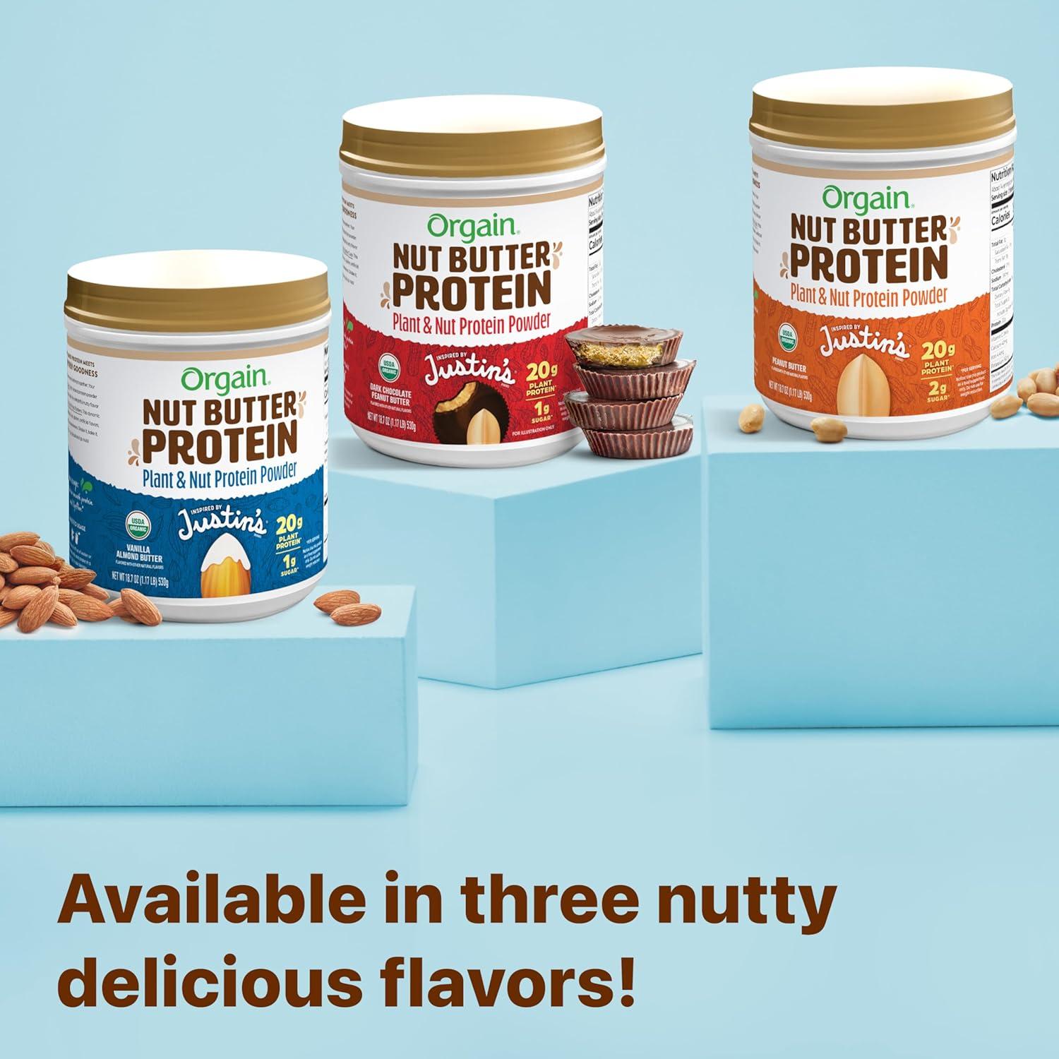 Polvo de Proteína Vegetal Orgánica Orgain Mantequilla de Maní 0.53 kg