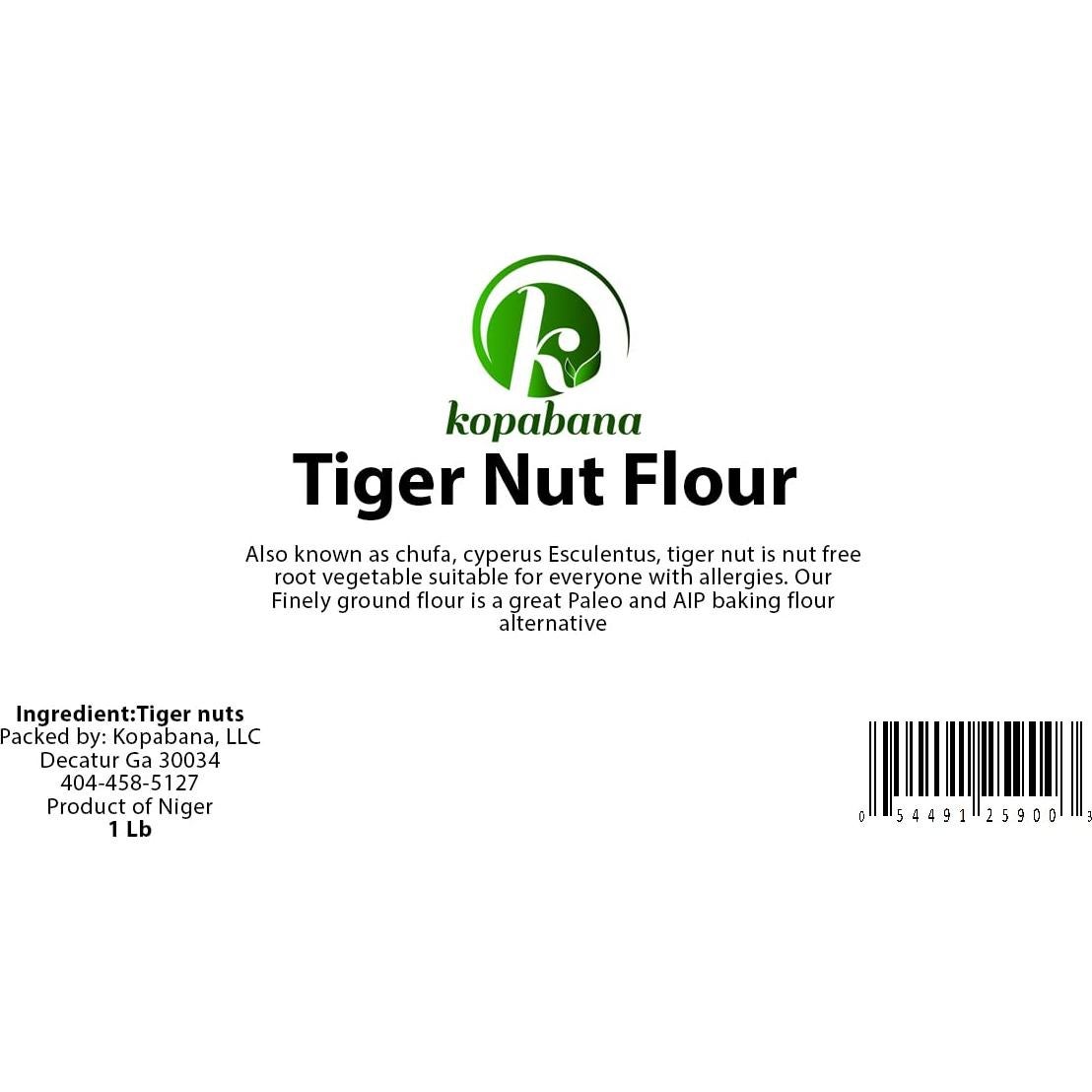 Harina de Chufa KOPABANA 0.45 kg - Sin Gluten y Paleo