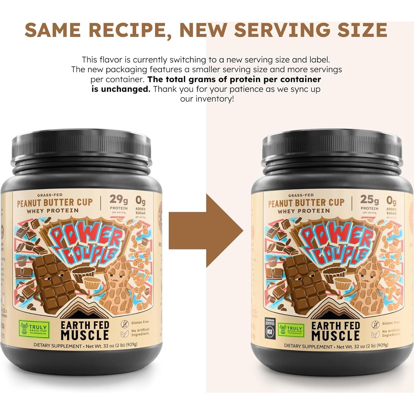 Proteína Aislada de Suero Earth Fed Muscle 0.91kg Chocolate y Maní