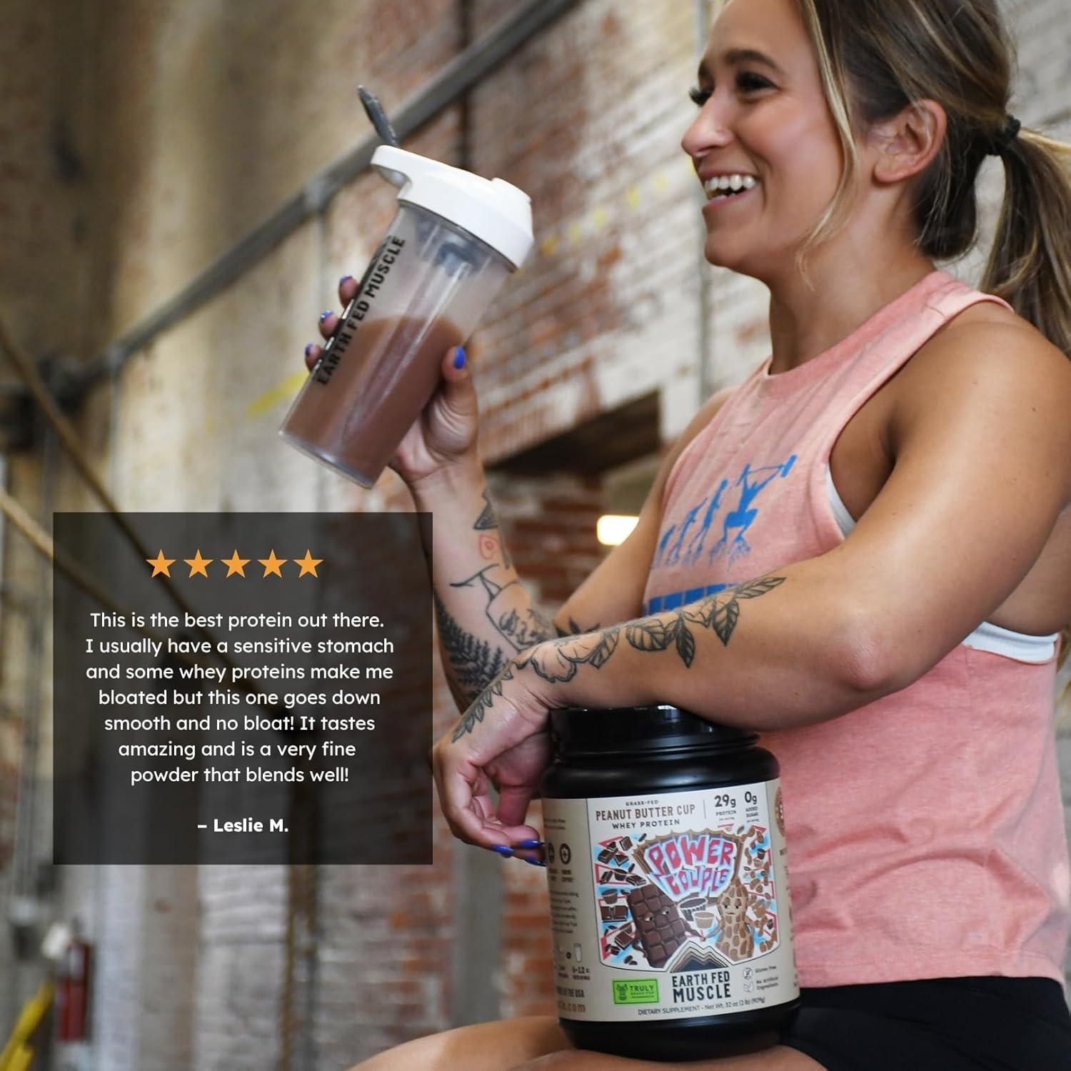 Proteína Aislada de Suero Earth Fed Muscle 0.91kg Chocolate y Maní