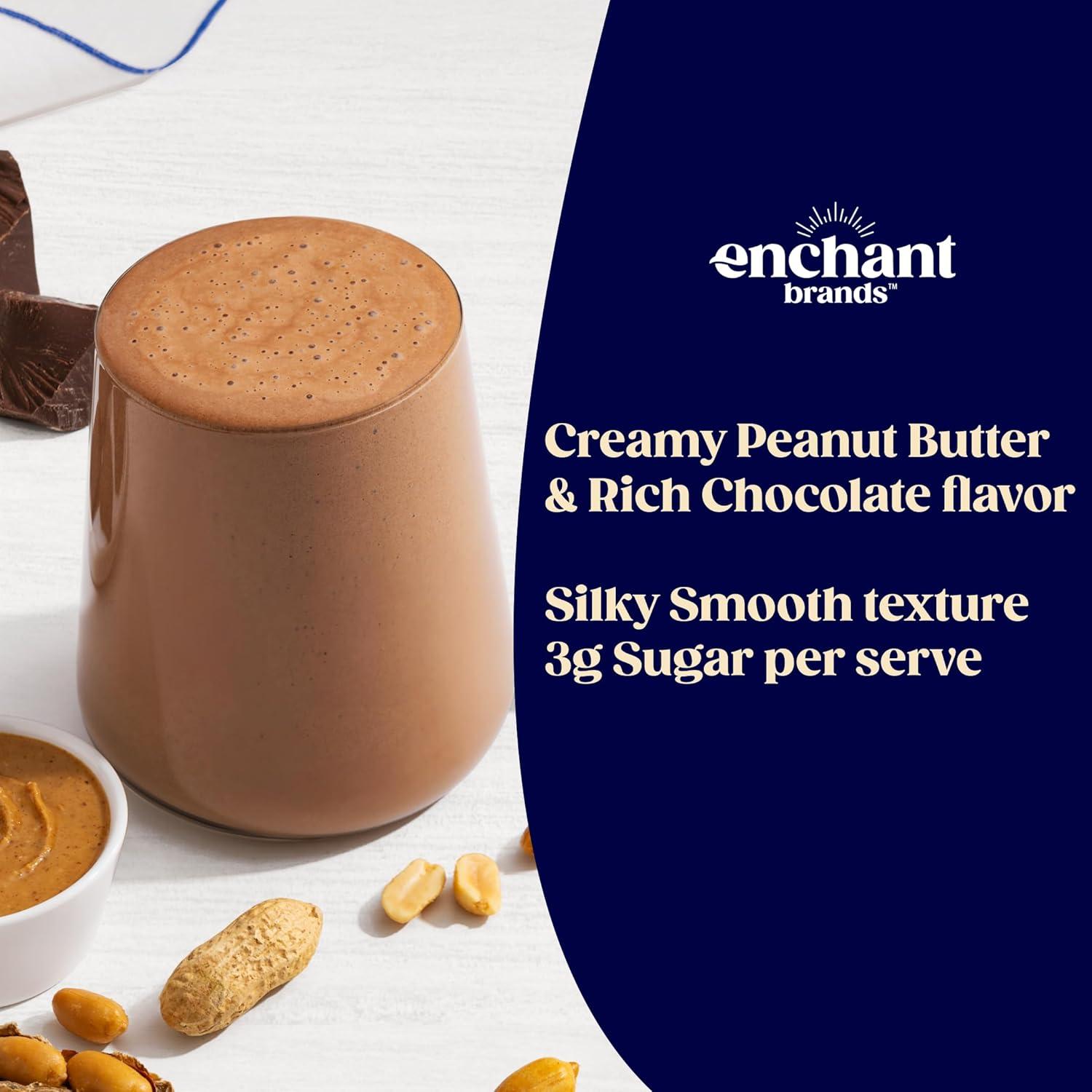 Polvo de Proteína Orgánica Enchant 412g Chocolate y Maní