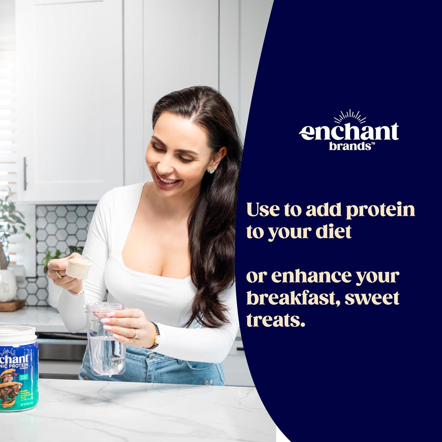 Polvo de Proteína Orgánica Enchant 412g Chocolate y Maní