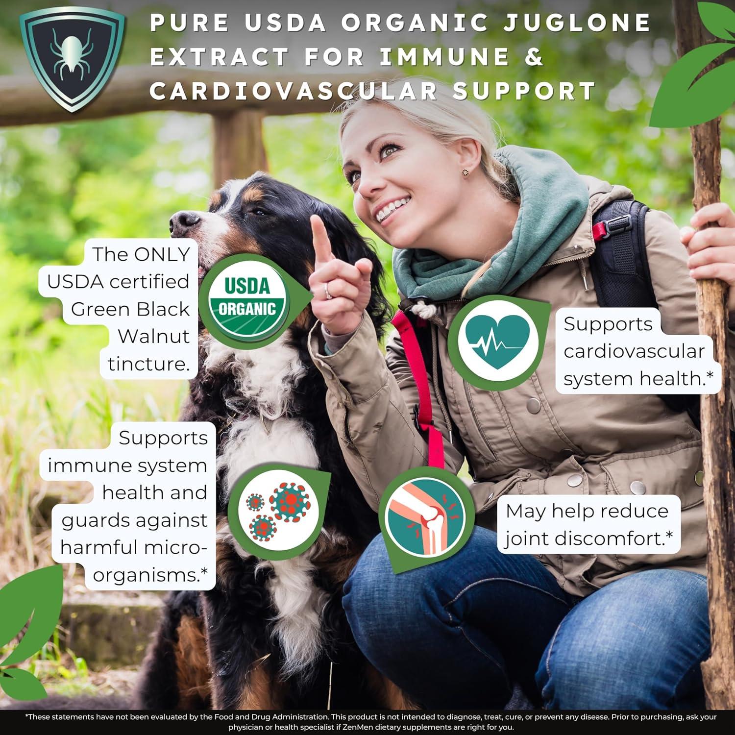 Extracto Orgánico de Nuez Negra Verde y Ajo Zenmen - 60ml