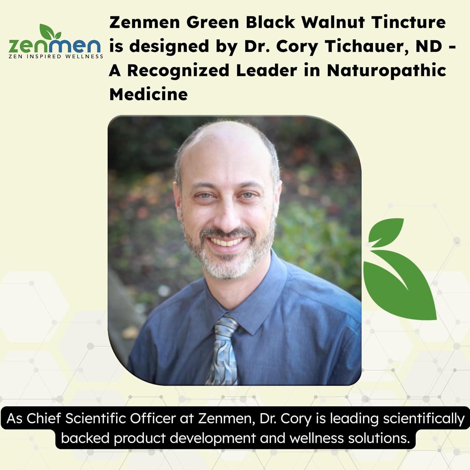 Extracto Orgánico de Nuez Negra Verde y Ajo Zenmen - 60ml