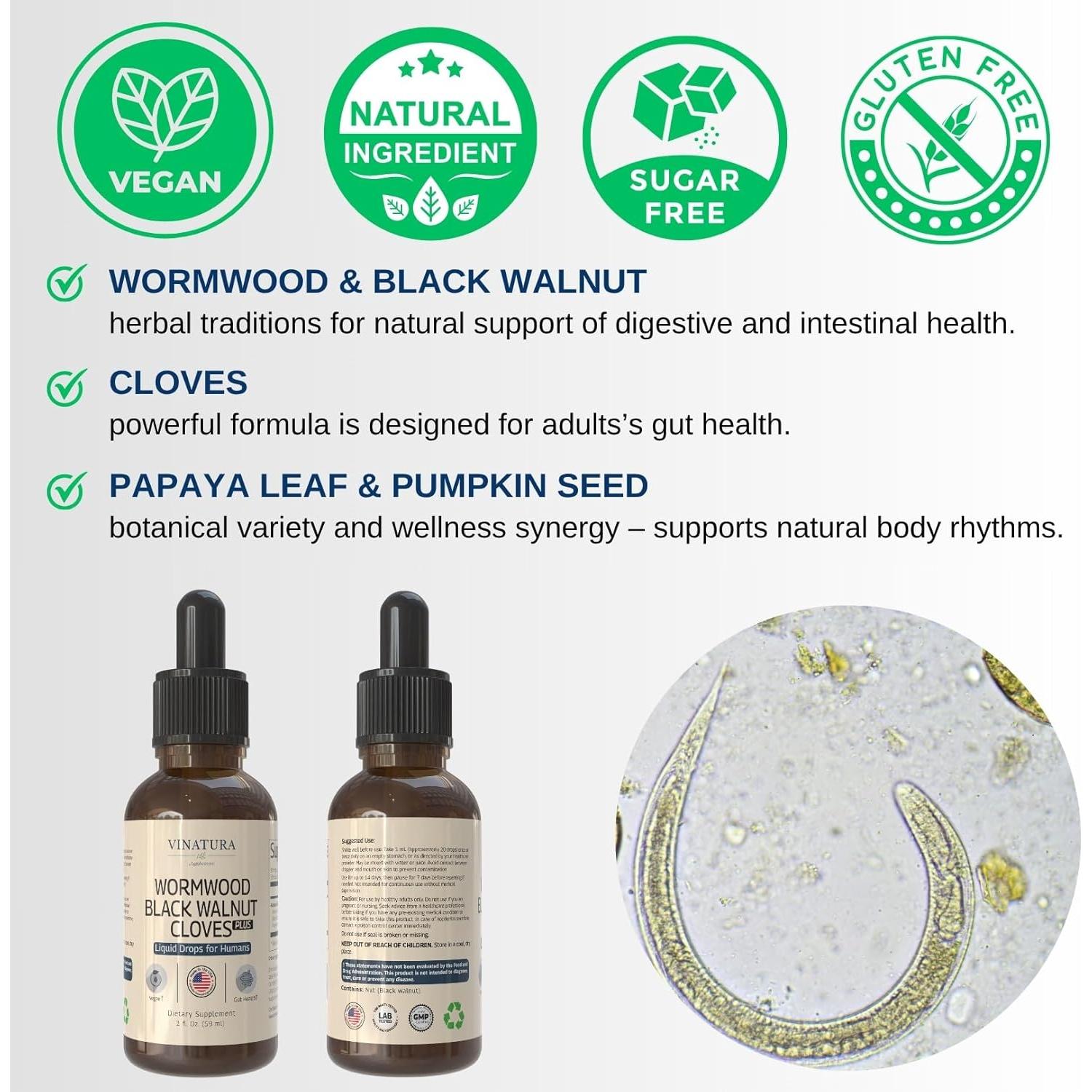 Suplemento Líquido Ajenjo Nogal Negro Vinatura 59 ml