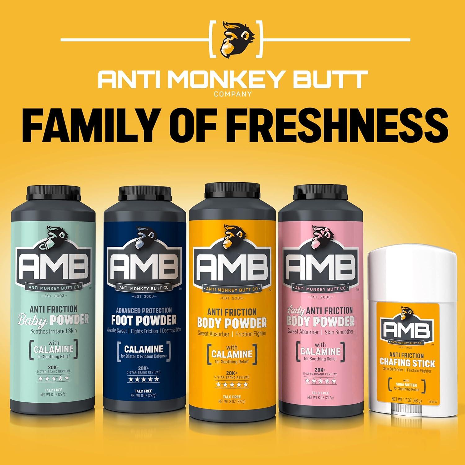 Polvo Corporal Anti Monkey Butt 226.8 g - Alivio Rozaduras y Sudor