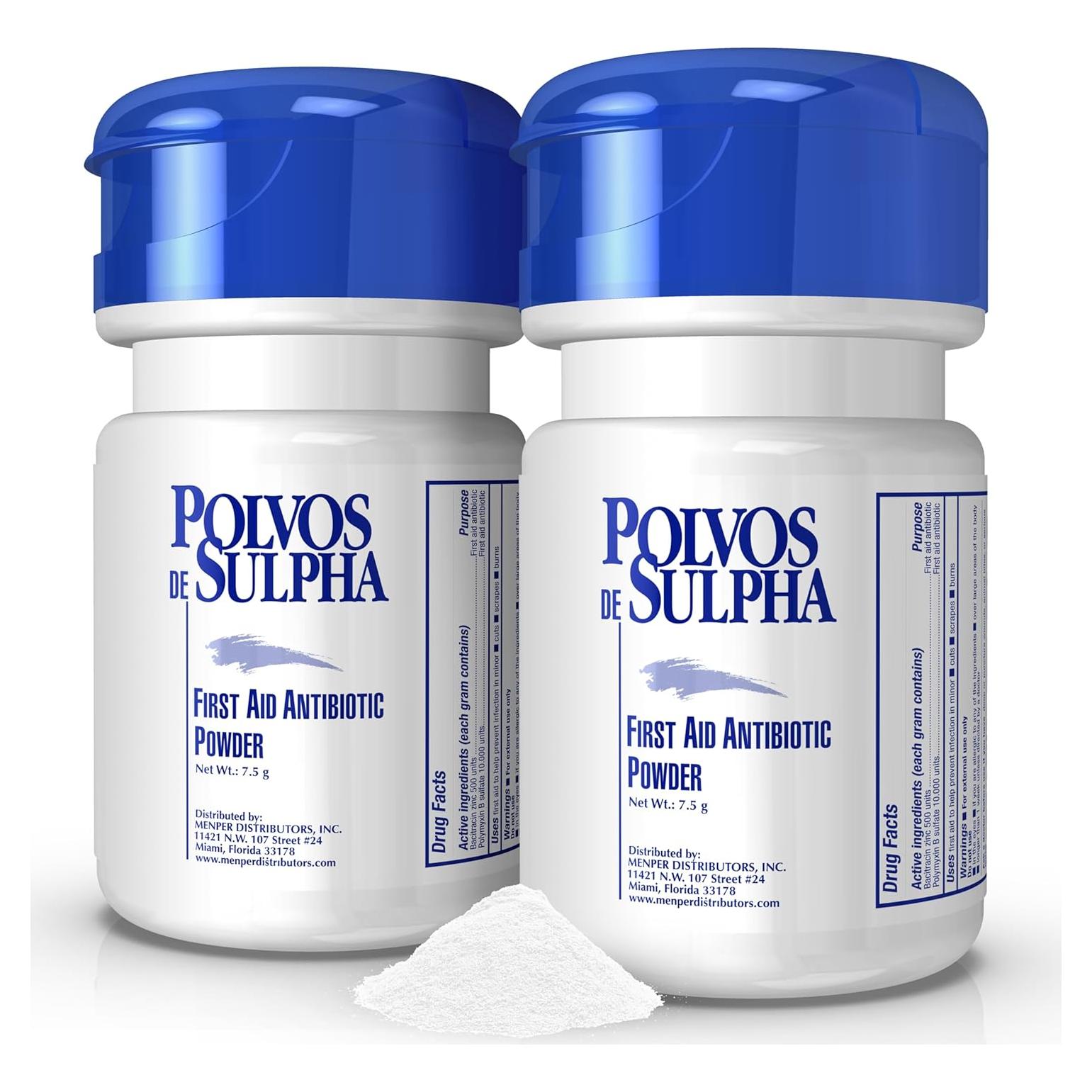 Polvo de Primeros Auxilios Menper Group 7.5g - Cuidado de Heridas