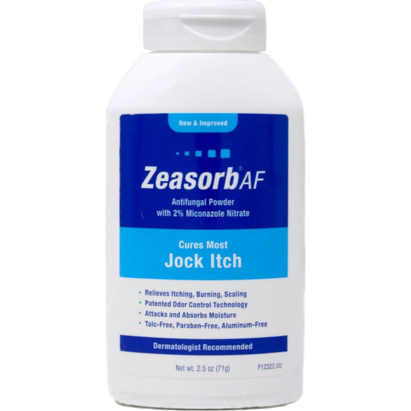 Polvo Antifúngico Zeasorb AF 70.87 g - 2% Miconazol