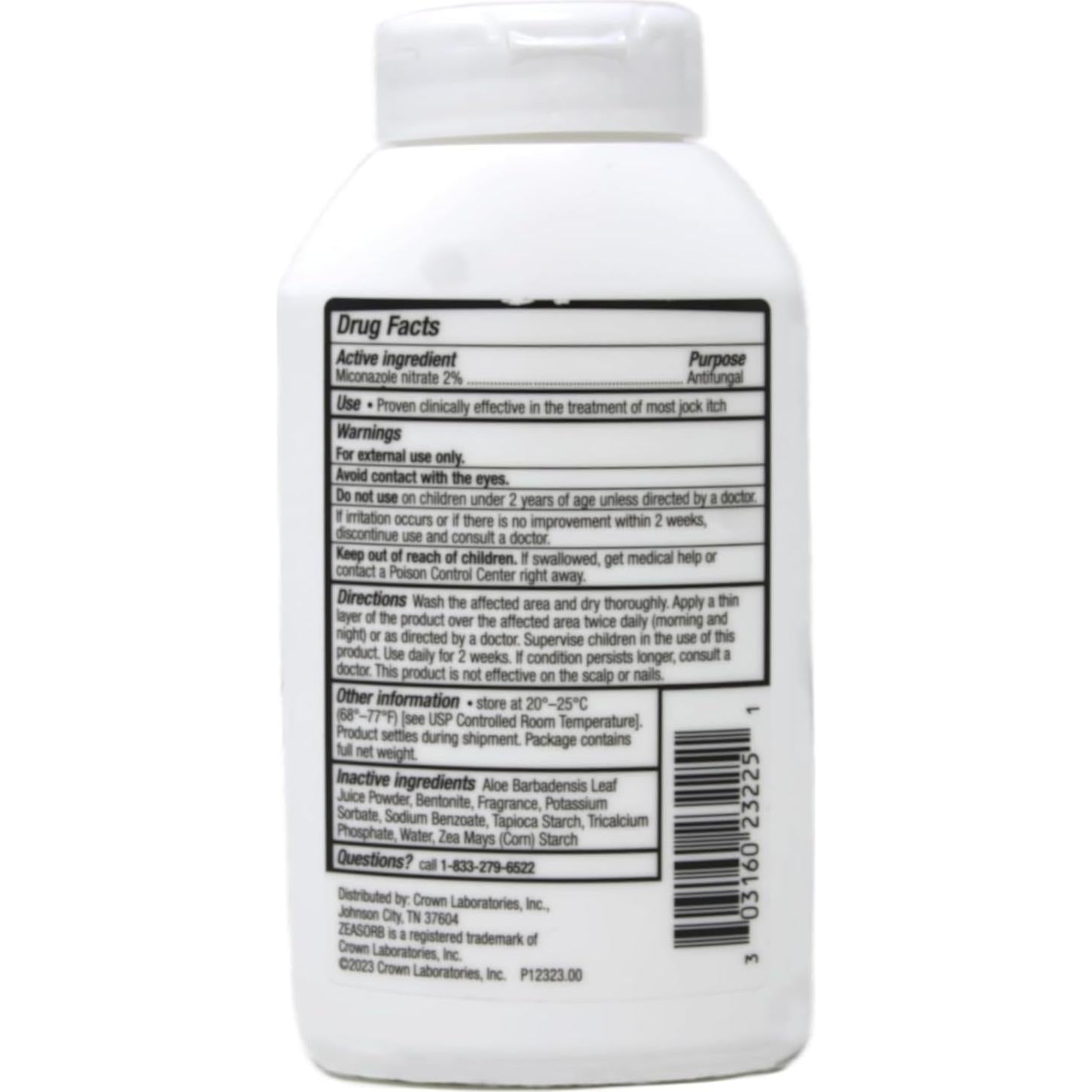 Polvo Antifúngico Zeasorb AF 70.87 g - 2% Miconazol