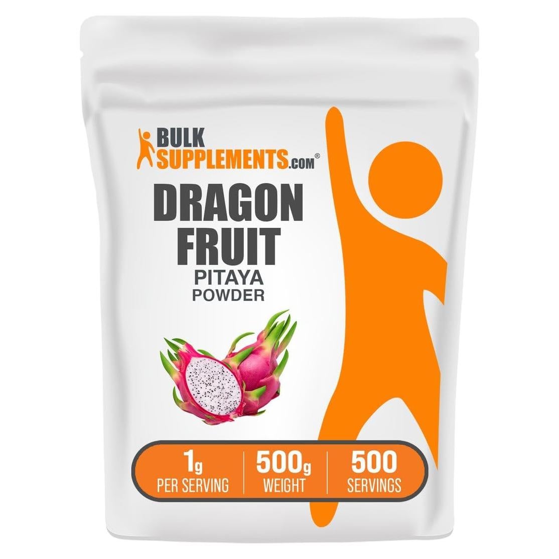 Extracto de Fruta del Dragón BulkSupplements 500g - Antioxidante Vegano