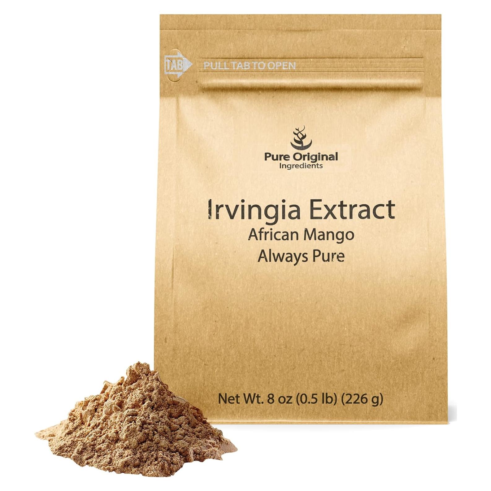 Extracto de Semilla de Irvingia 227 g - Ingredientes Originales Puros