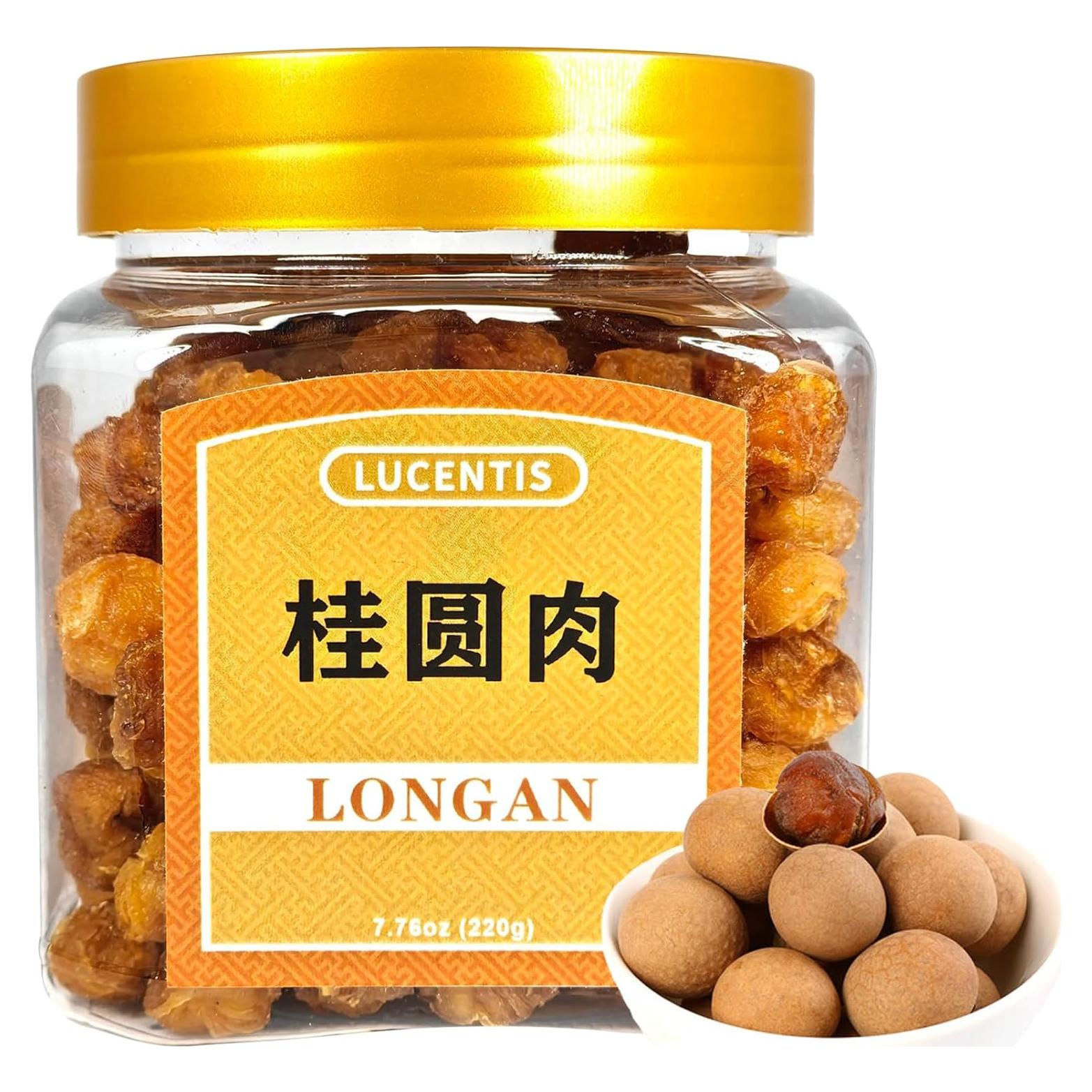 Suplemento de Longan Seco 219.9 g Kunming Enguang - 100% Natural