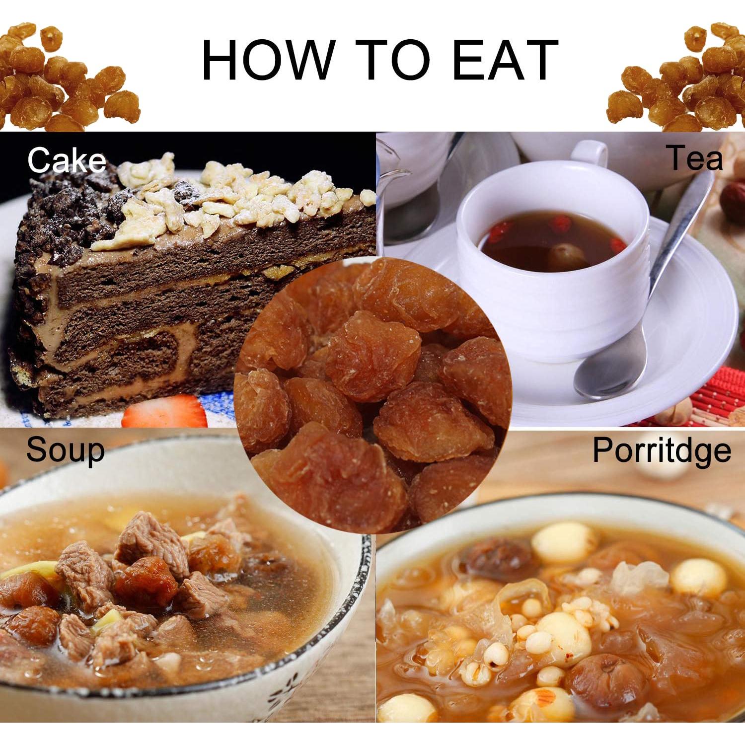 Longan Seco Natural DABC OAK LAND 227g - Fruta Premium Vegana