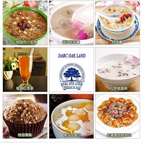 Longan Seco Natural DABC OAK LAND 227g - Fruta Premium Vegana