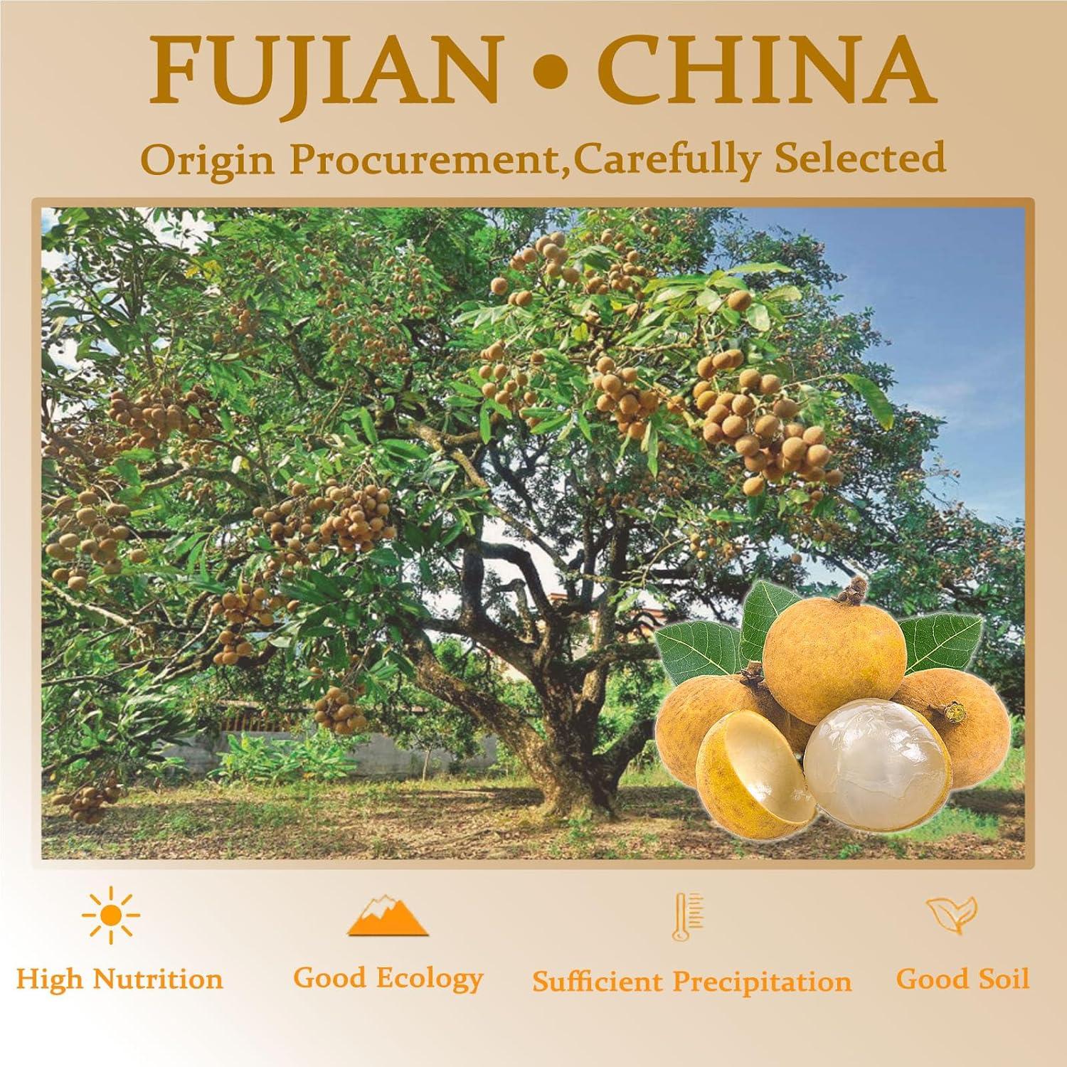 Longan Seco 150g 100% Natural Sin Azúcar Añadido