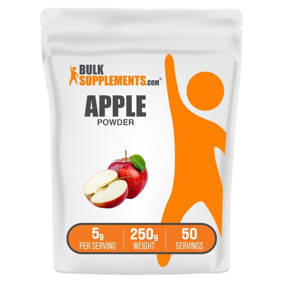 Polvo de Manzana BulkSupplements 250g - Suplemento Natural Sin Gluten