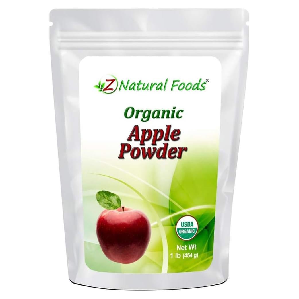 Polvo de Manzana Orgánico Z Natural Foods 450g - Superfood Saludable