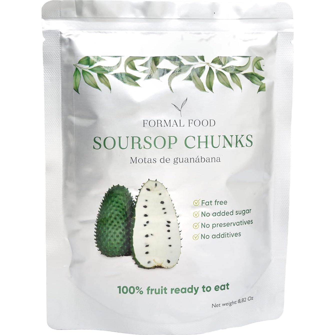 Snack de Guanábana 100% Natural Formal Food - 750 g (Paquete de 3)