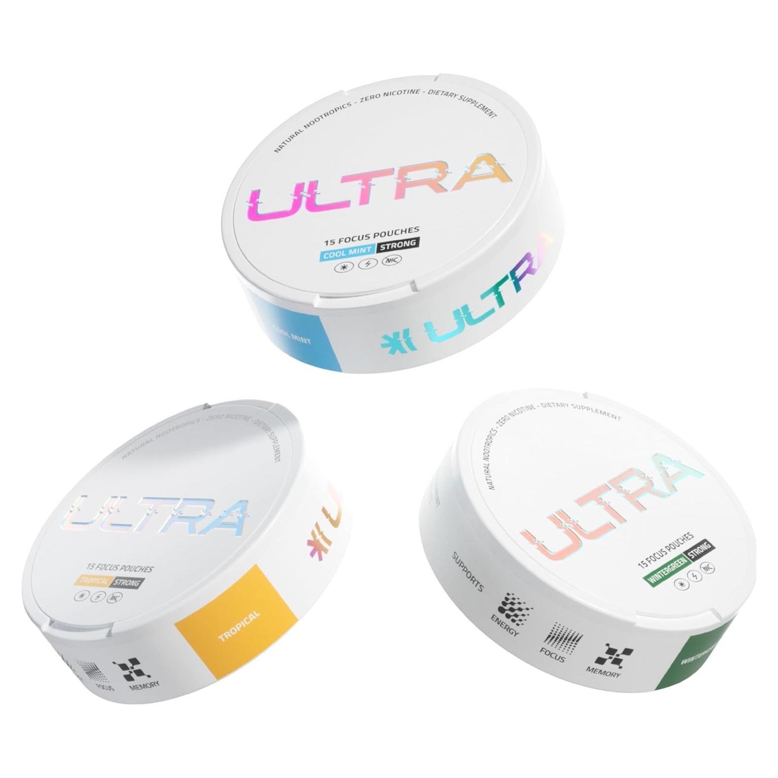 Ultra Focus Pouches House of Pouches - Paquete de Variedad 3 Unidades