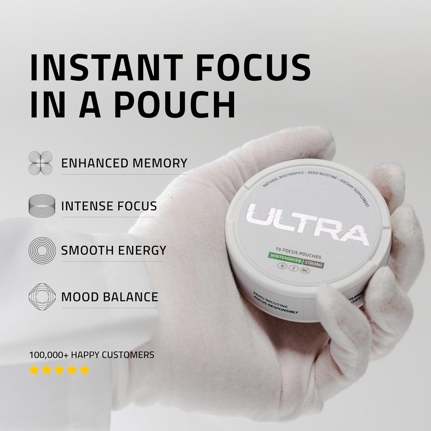 Ultra Focus Pouches House of Pouches - Paquete de Variedad 3 Unidades