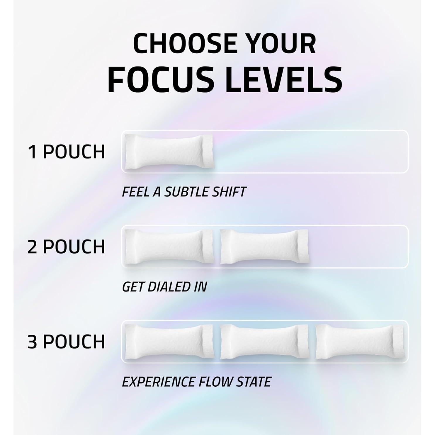 Ultra Focus Pouches House of Pouches - Paquete de Variedad 3 Unidades