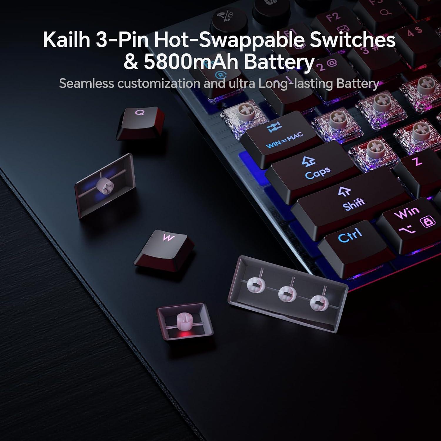 Teclado Mecánico Gaming Hexgears Immersion A3 TKL RGB