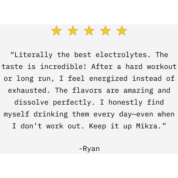 Polvo de Electrolitos Mikra Hydrate 24 Paquetes Sin Azúcar