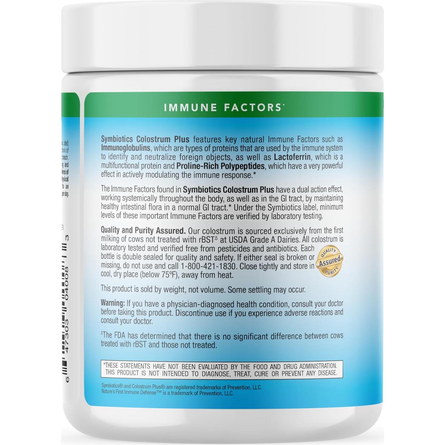 Suplemento en polvo Colostrum Plus Naturade 180 g - Apoyo Inmunológico