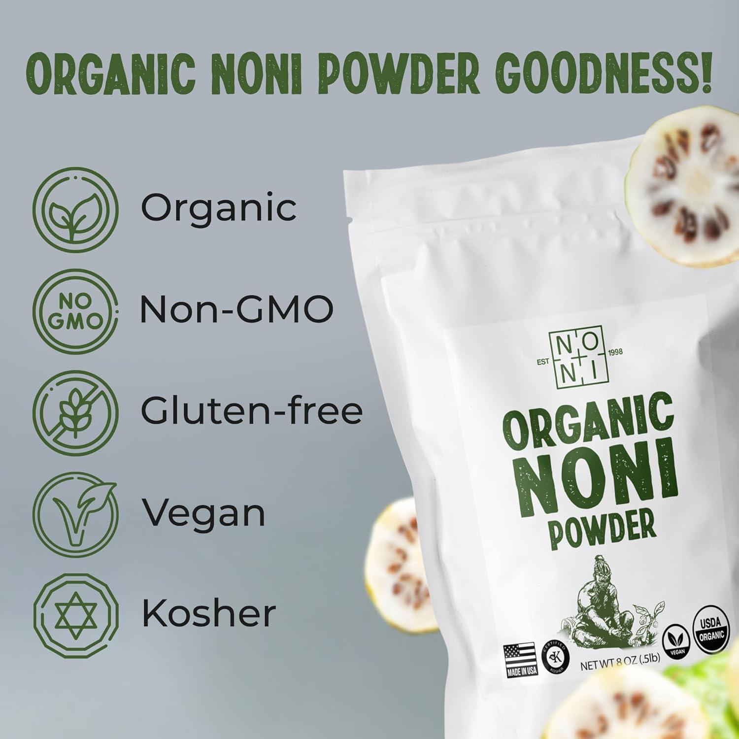 Jugo de Noni Sanador - 4 Bolsas de 240ml - Orgánico Puro