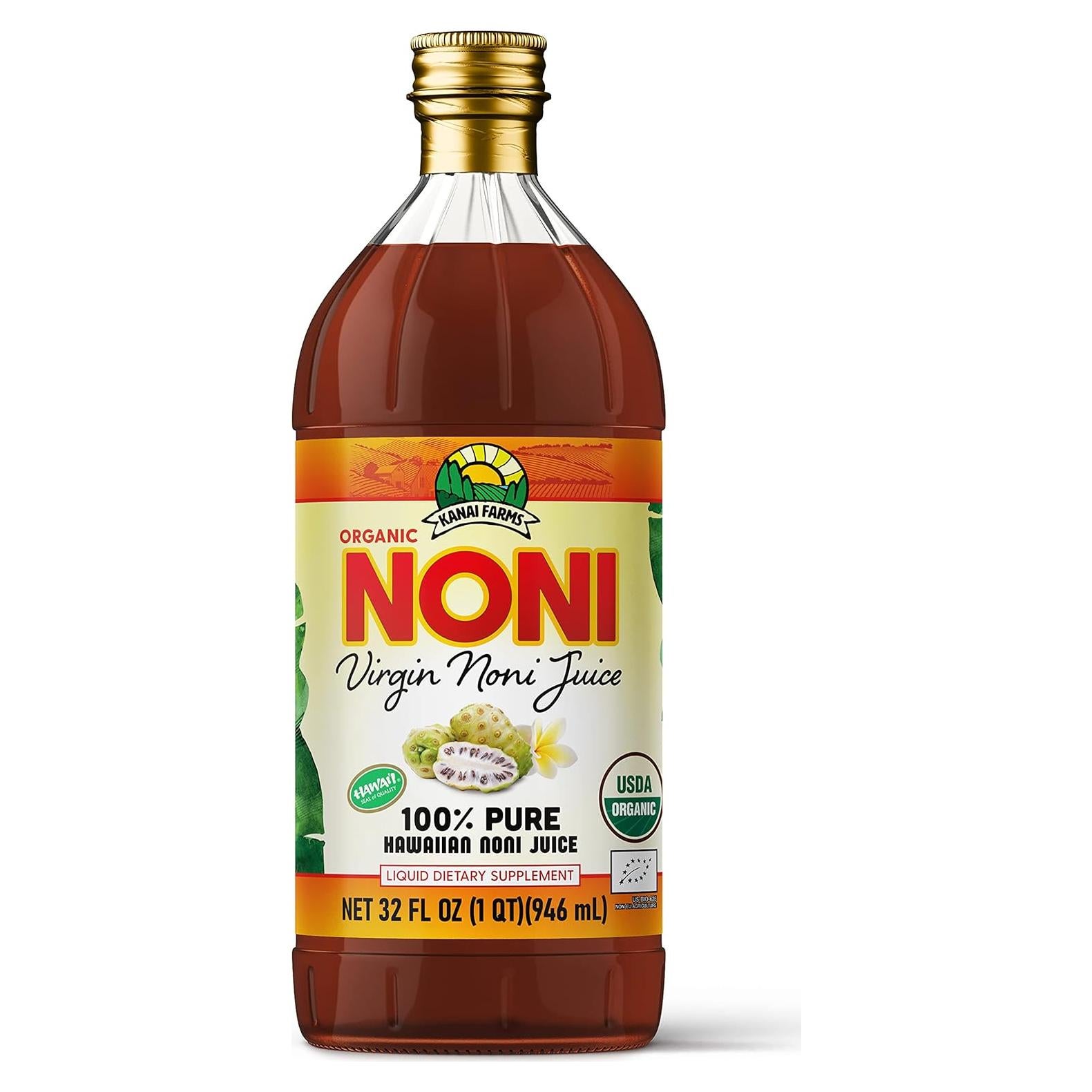 Jugo de Noni Virgen Orgánico 100% - 946ml - Hawaii