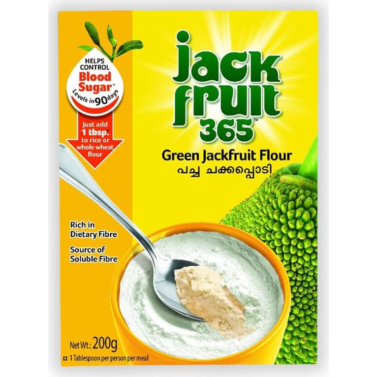 Harina de Jackfruit Verde 800g - Jackfruit365 - 4 Paquetes de 200g