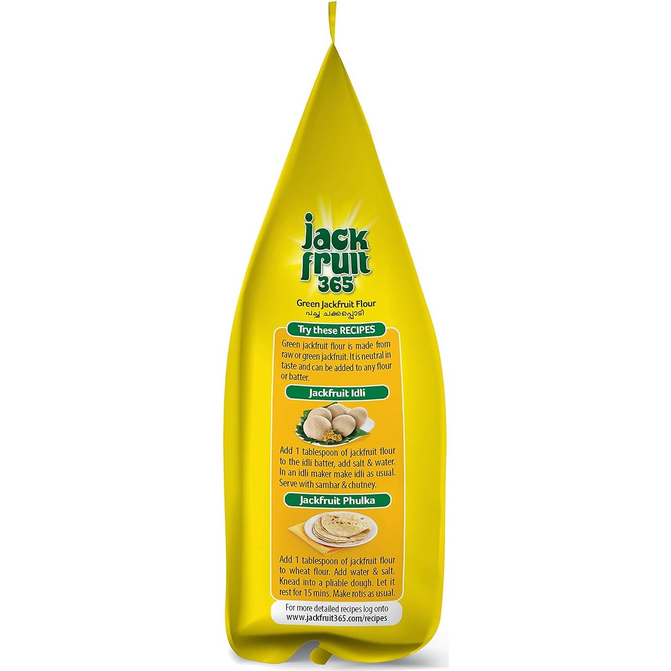 Harina de Jackfruit Verde 800g - Jackfruit365 - 4 Paquetes de 200g