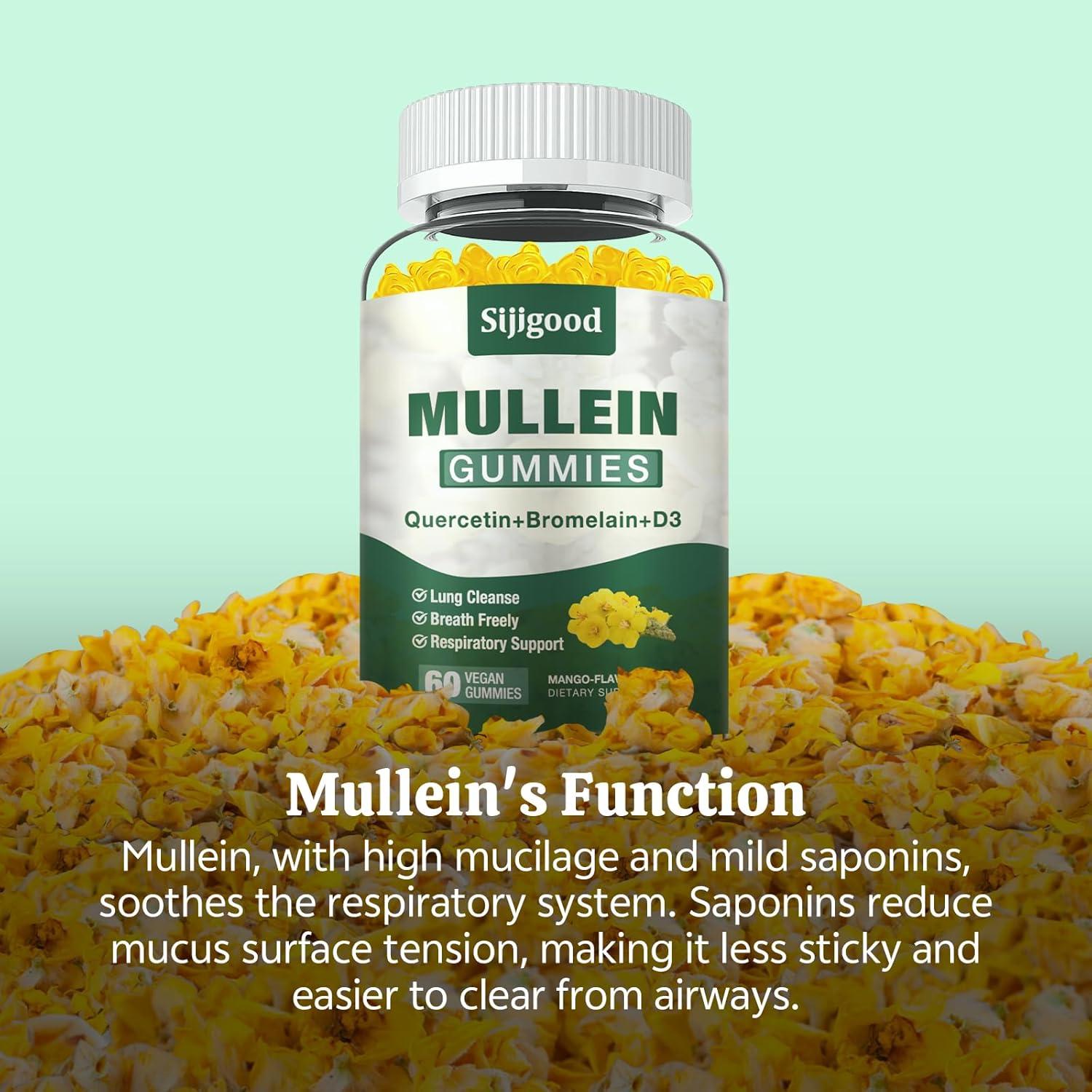 Gomitas de Mullein Sijigood 120 unidades sabor mango