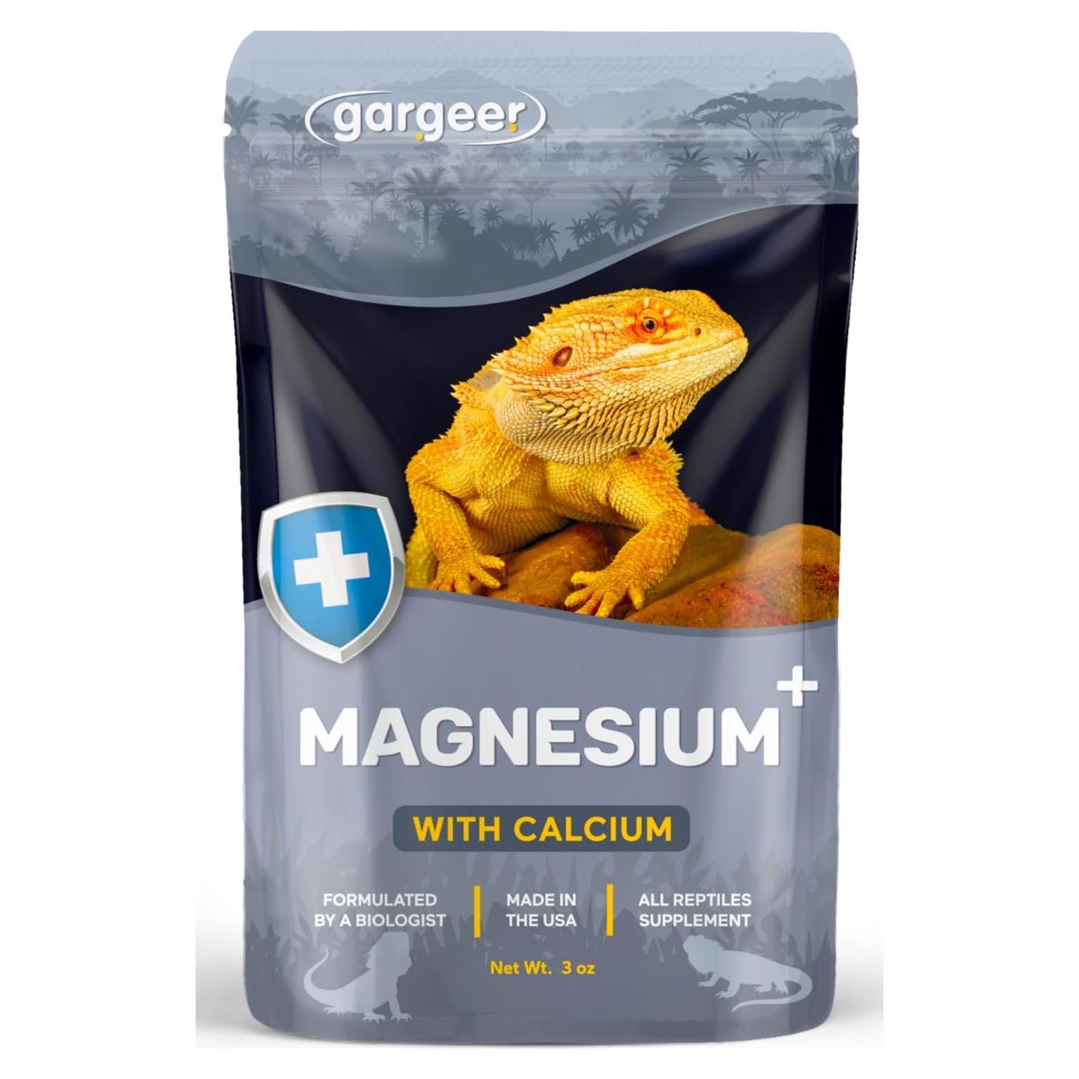 Suplemento Mineral para Reptiles Gargeer 85g - Magnesio y Calcio