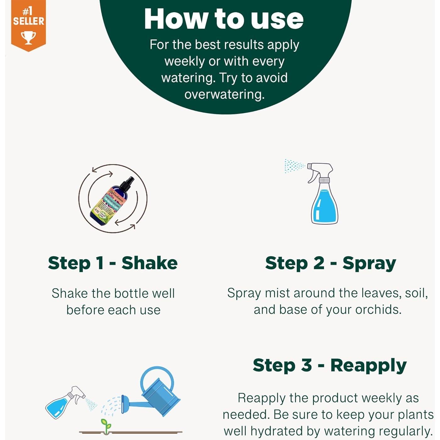 Fertilizante Líquido Gardenera 240ml para Plantas Serpiente