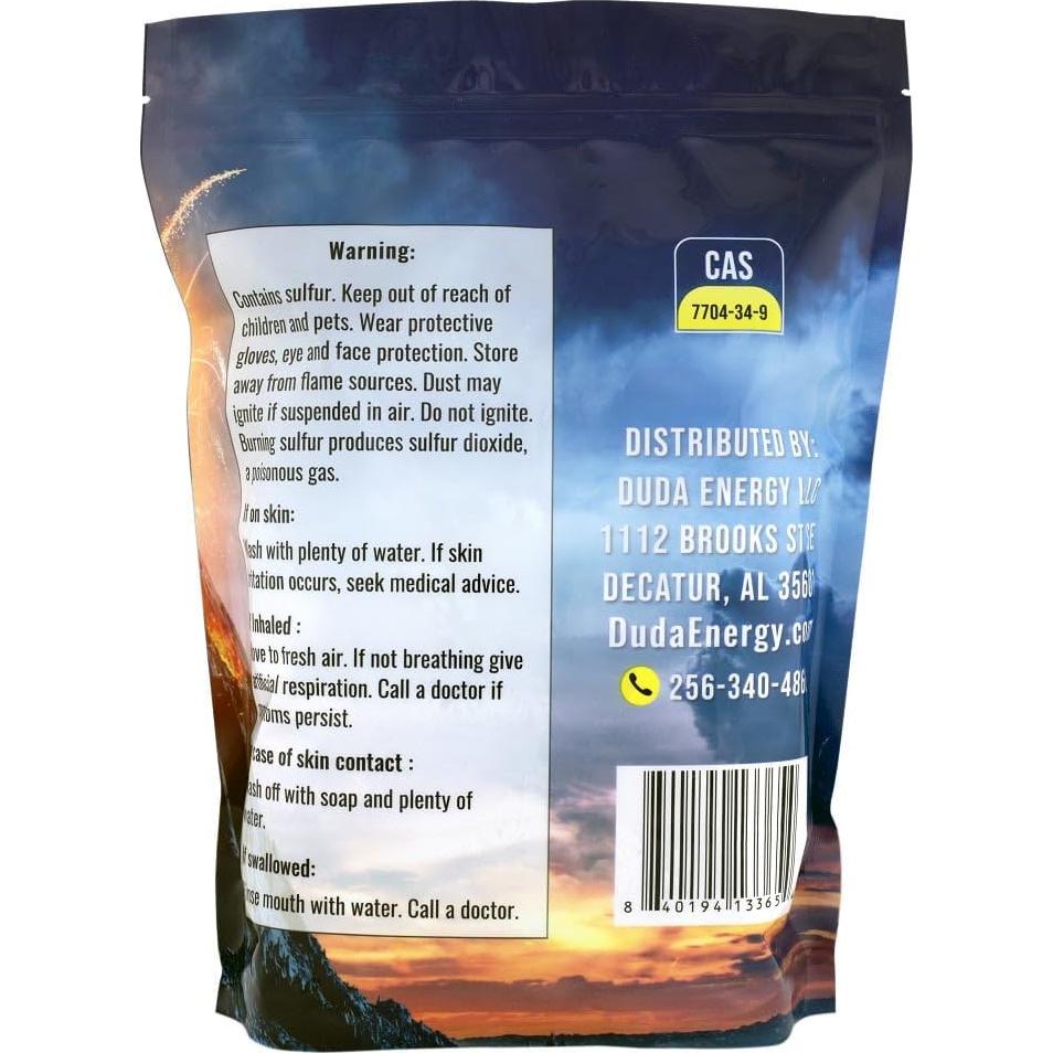 Fertilizante en Polvo de Azufre Amarillo Duda Energy 4.54 kg