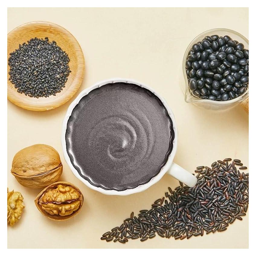 Polvo de Sésamo Negro 500g - MushroomStorm, Sin Azúcar, Nutritivo