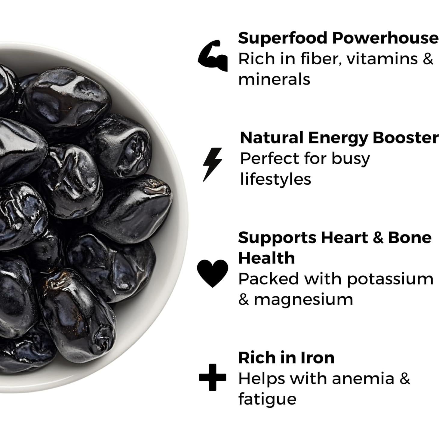 Dátiles Ajwa Premium 500g - Halal, Vegano, Sin Gluten