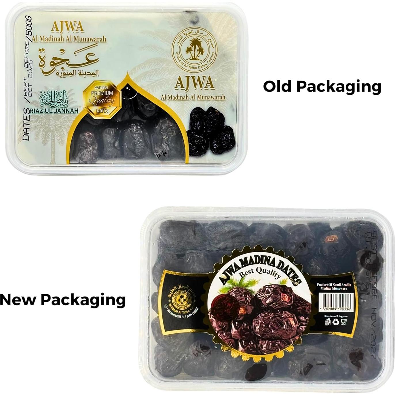 Dátiles Ajwa Premium 500g - Halal, Vegano, Sin Gluten