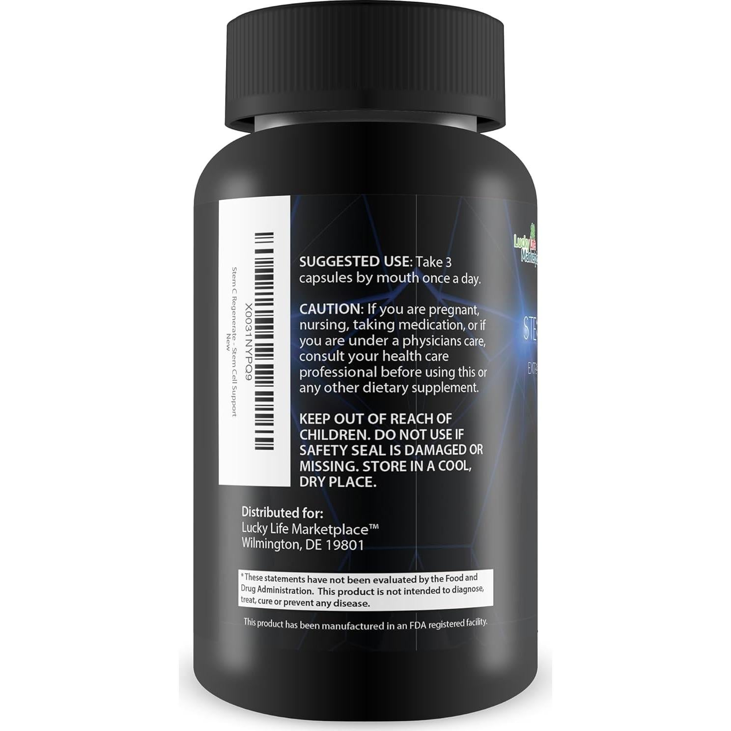 Suplemento Natural de Células Madre Stem C Regenerate 117g