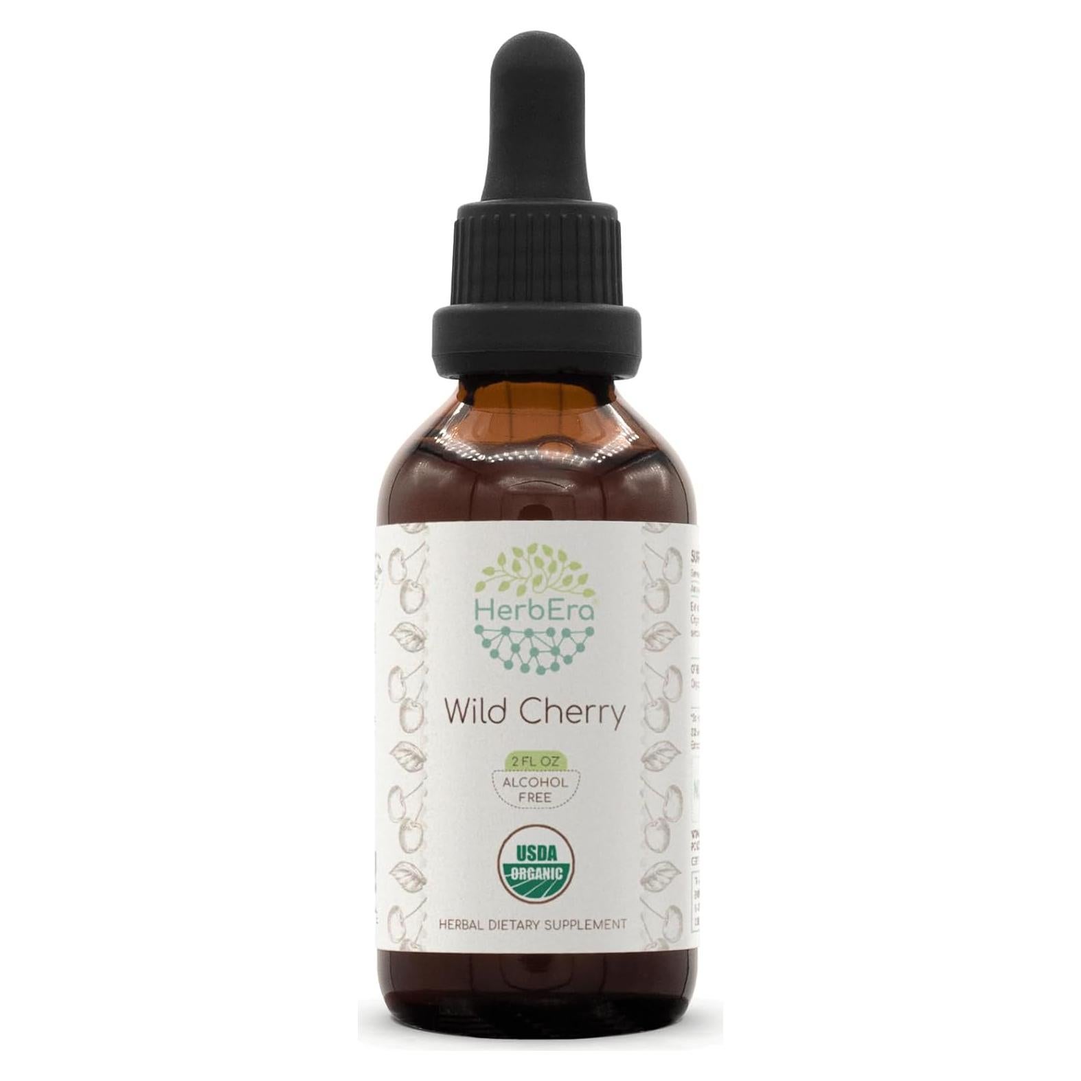 Tintura Orgánica de Cereza Silvestre HerbEra 59 ml - Extracto Natural