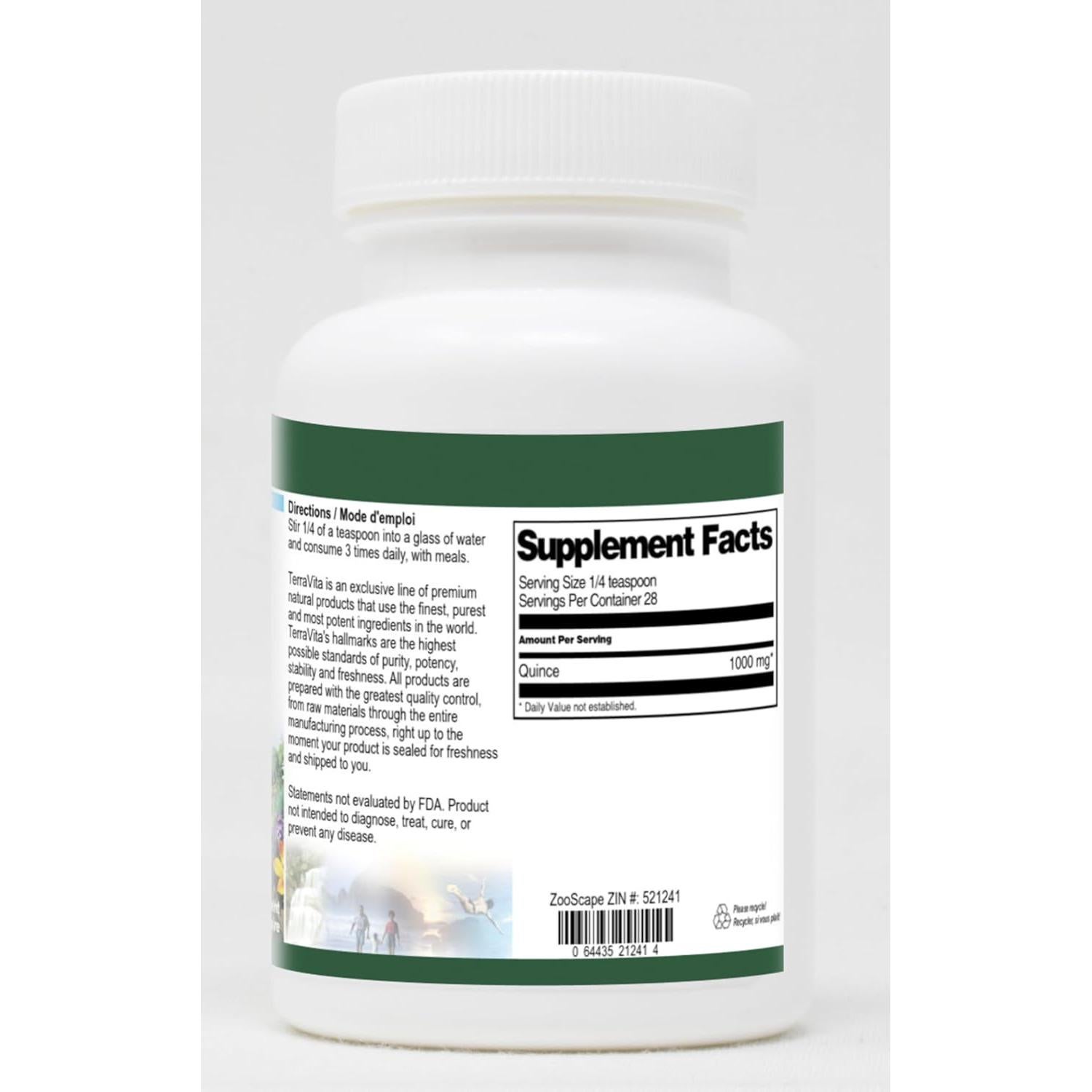 Polvo de Membrillo TerraVita 3 Paquetes de 28.35 g