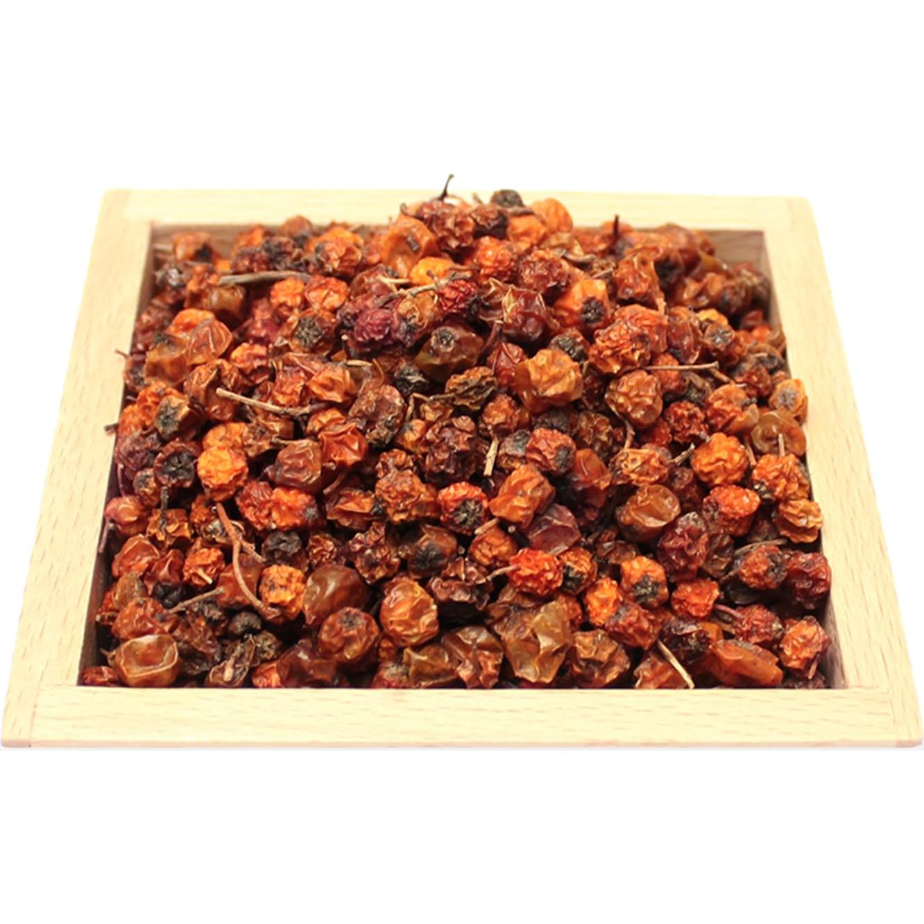 Baya de Rowan Orgánica Pura 500g - Frutas Sorbus commixta Secas