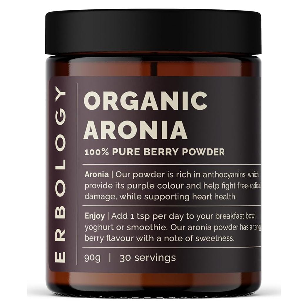 Polvo de Baya de Aronia Orgánico Erbology 150 g - Salud Piel