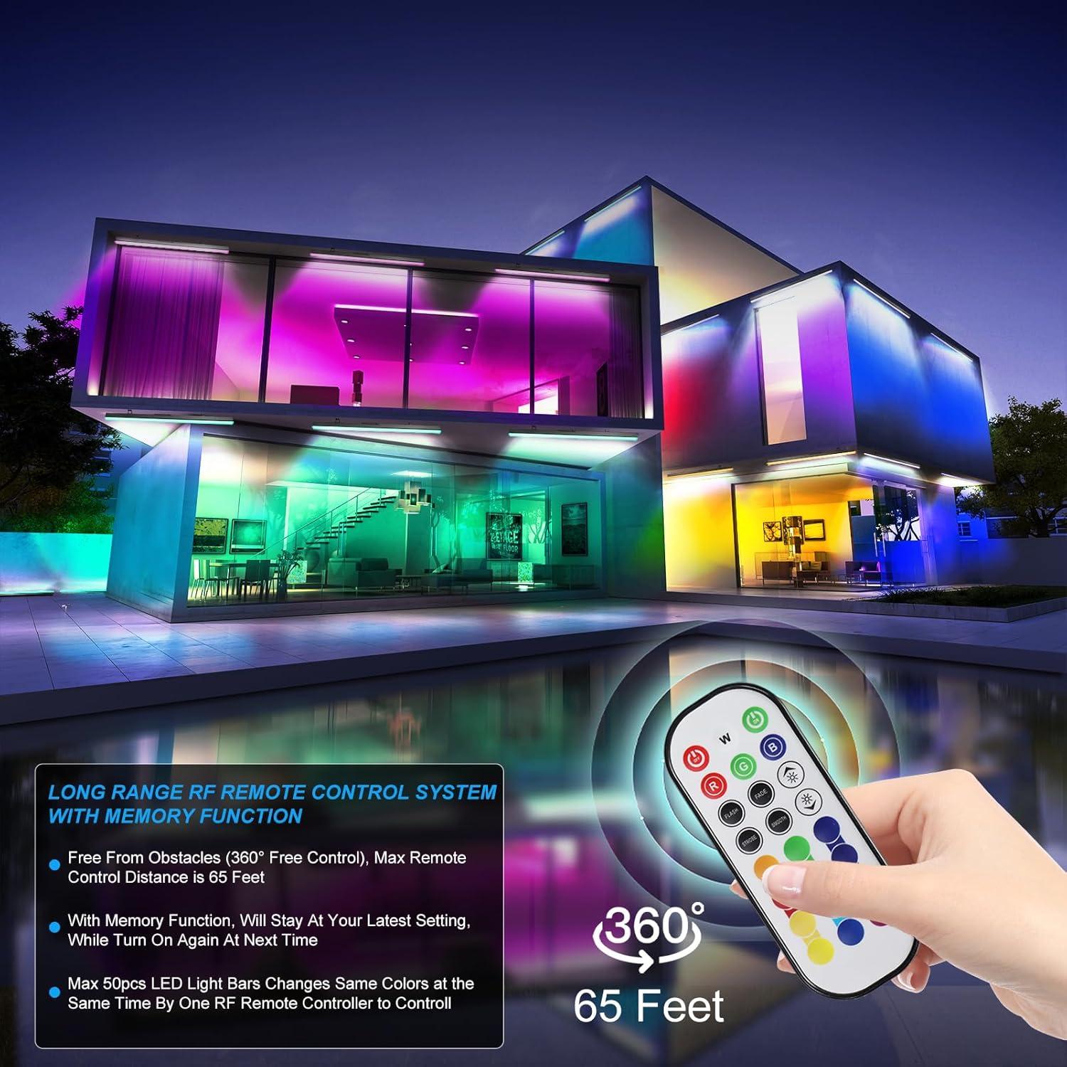 Luz de Lavado de Pared RGBW Khyzm 1.34kg Impermeable